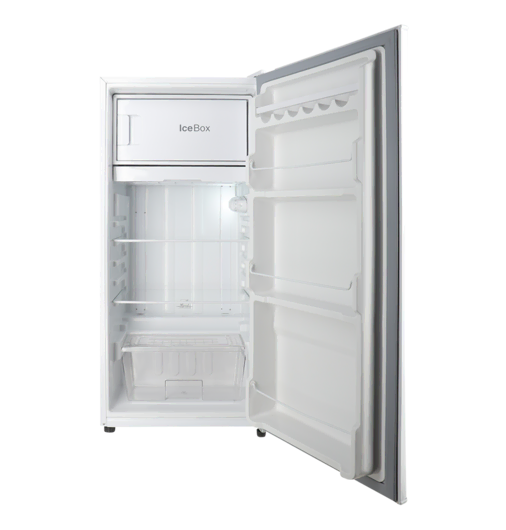 REF 9106 R (BLACK & SILVER) Single Door Refrigerator