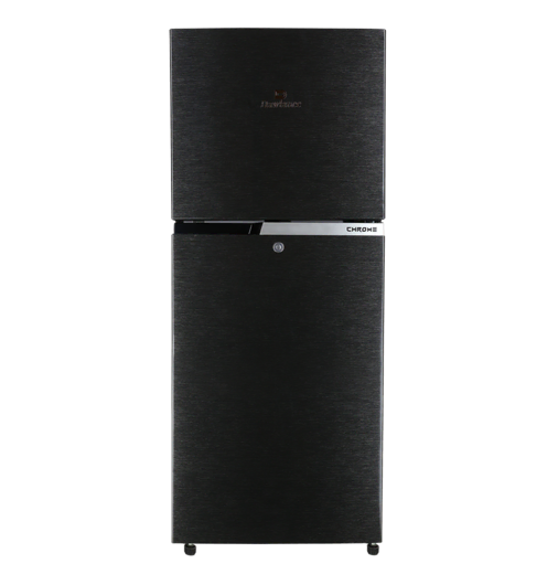 REF 9193LF CHROME HAIRLINE BLACK Double Door Refrigerator