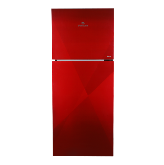 REF 9178 Acce Coral Red Double Door Refrigerator