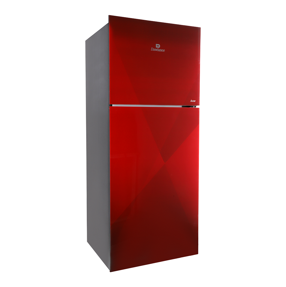 9178 Acce Coral Red Double Door Refrigerator
