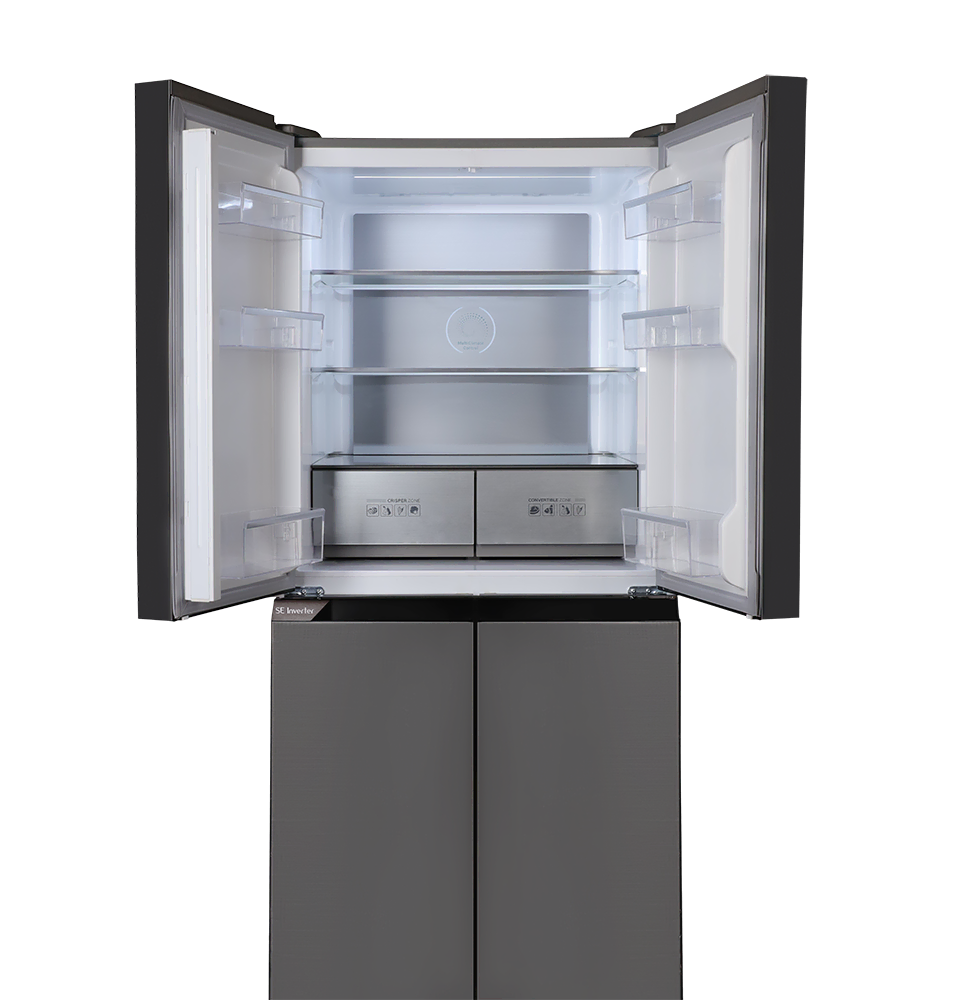 DMD 7950 Glass Door Inverter No Frost Refrigerator